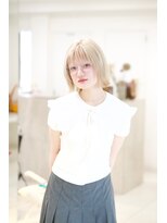 グローブス 表参道(THE GLOBES)&nbsp;ボブ Pure Blonde Bob