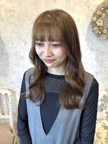 ディーヴァヘアーエズ(DIVA hair Eze) ブリーチなしカラー|オリーブグレージュカラー顔周りレイヤー