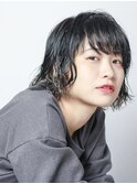 BOB［モノトーンカラー・ルーズパーマ・濡れ髪］