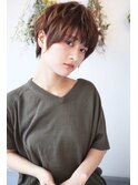 ふんわりショートのシナモンベージュ  ♪