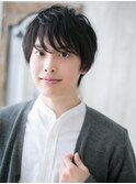 ビジカジ◎黒髪無造作ショートA