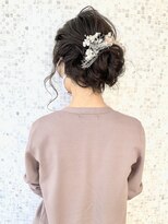 【LA PENSEE】結婚式のドレスヘアパーティアップスタイル