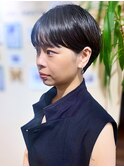 【morio池袋】可愛くて色気のある黒髪マッシュショート♪