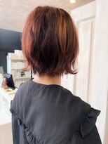 キャアリー(Caary)&nbsp;福山市美容室　人気　小顔補正立体カット caaryツヤフワボブ