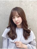 韓国風レイヤー/韓国風ヘア/髪質改善/透明感カラー
