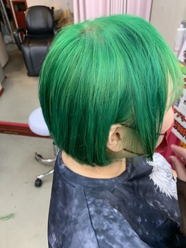 ピア ヘアーズ PIAA hair's グリーンヘア