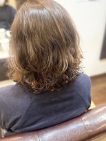 ヘアー グリーン(hair green) 30代40代50代／ふんわりカール