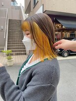 ロジッタ(ROJITHA)&nbsp;【ROJITHA原宿表参道】インナーカラー×イエローカラー