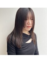 美容室 アイディー i-dee ドライなミディアムスタイル