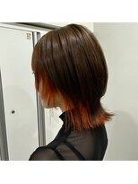 アッシュ 南行徳店(Ash)&nbsp;インナーカラー/オレンジ