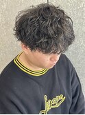 波巻きスパイラルパーマ波巻きパーマメンズパーマ群馬県高崎市