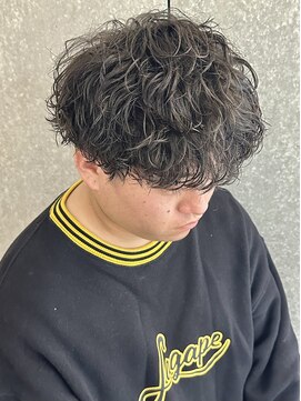 ニアウ 高崎店(Niau) 波巻きスパイラルパーマ波巻きパーマメンズパーマ群馬県高崎市