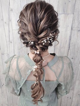 ラピスラズリ(Lapis Lazuli) あみおろし　9 【タイト】（ヘアセット専門店　下通　熊本）