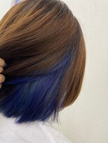 トゥルートラスト 和戸店(True Trust)&nbsp;おしゃれな大人のインナーカラー ブルーカラー ネイビーブルー