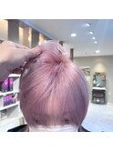 派手髪×ハイトーン×ピンクカラー×ウルフカット