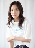 ★黒髪ボブルフネビージュ小顔ワンレン前髪