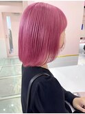 ブリーチカラー/ピンク/ダブルカラー/暖色/ピンクラベンダー