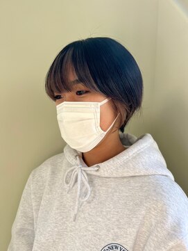 ニュイ 高槻 阪急茨木店(nui) 黒髪ボブルフネビージュ小顔ワンレンスペインカール