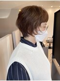 癖毛を活かしたエアリーショート