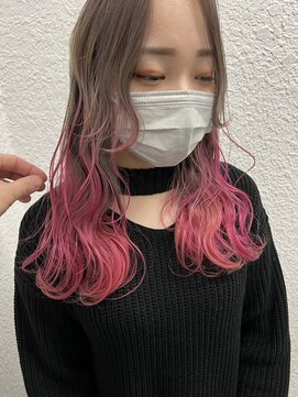 ヘイハッピー ヘアーラウンジ(HEY HAPPY hair lounge) デザインカラー