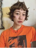 ベージュブラウンショート