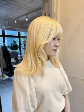 ネアー 新潟(NEER) アプリコットオレンジ/くびれヘア/ウェーブショート［新潟］