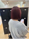 大人かわいいぱつっと韓国タッセルボブ