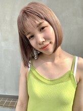 ケアブリーチを使用したダメージレスなブリーチ施術