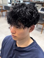 エリマ 横浜西口(elima)&nbsp;横浜西口メンズカットツイストスパイラルパーマラウンドマッシュ