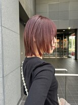 マッシュ アドベ 八戸ノ里(MASHU ADOBE)&nbsp;ミディアムボブ/ピンクブラウン/ブリーチ無し