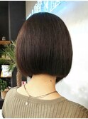 ミニボブ×ココアブラウン