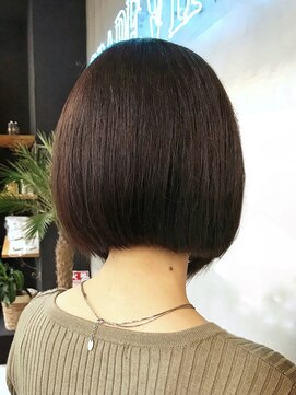 ミニボブ×ココアブラウン