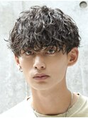 シャドウパーマルーズヘアマッシュウルフヘア刈り上げ黒髪fifth