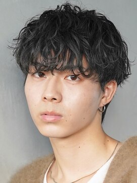 フィフスパーク(fifth PARK) 渋谷シャドウパーマ波巻きスパイラルパーマ束間ラウンドマッシュ