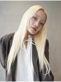 ホワイトブロンドダブルカラーケアブリーチハイトーン