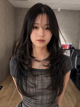 エトワ 中央店(etoi) 大分韓国ヘアかき上げレイヤーカット