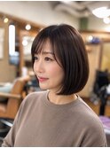 ストレートショートボブ
