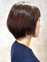 エンクス(enx)&nbsp;ダークパープル/ナチュラルショート/夏ヘアアレンジ/鶴ヶ峰YM71
