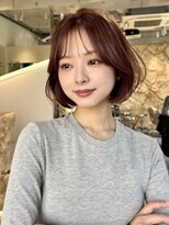 シティ オモテサンドウ(CITY omotesando)&nbsp;レイヤーボブ×マロンベージュ【平山晶也】