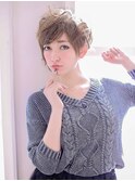 ショート簡単おでかけアレンジ