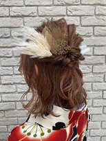 ネイヴィル(navile)&nbsp;ハーフアップアレンジ