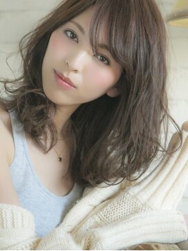 ロンドプランタン 恵比寿(Lond Printemps) アッシュベージュ シースルーバング 透明感カラー