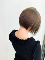 ライフ 四条畷店(Lyfe)&nbsp;ベージュミニボブ_エアリーミディショートパーマ_73