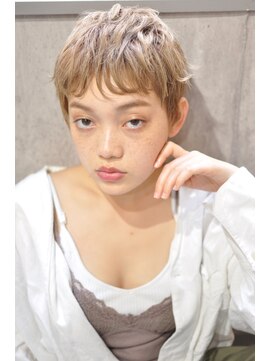 リティアンドビューティースタジオモッズシブヤ(LITTY&beauty studio M.O.D shibuya) ベリーショート/大人可愛い/スリークショート/ひし形ショート