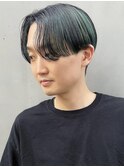 ハンサムショート×ツートーングリーン