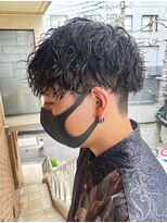 クオル 立川(QOL)&nbsp;ツイストスパイラルパーマ波巻きスパイラルパーマツーブロック