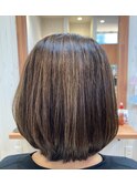 内巻きボブ