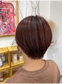 【あおき ひかる】ハンサムショート×秋の暖色系カラー Orange