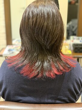 ハジー(Hajy) インナーレッドピンク×フェミニンウルフ