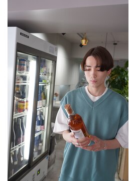 ダブル(W) 雰囲気を出したい方に人気◎マッシュボブ　刈り上げ　2ブロック